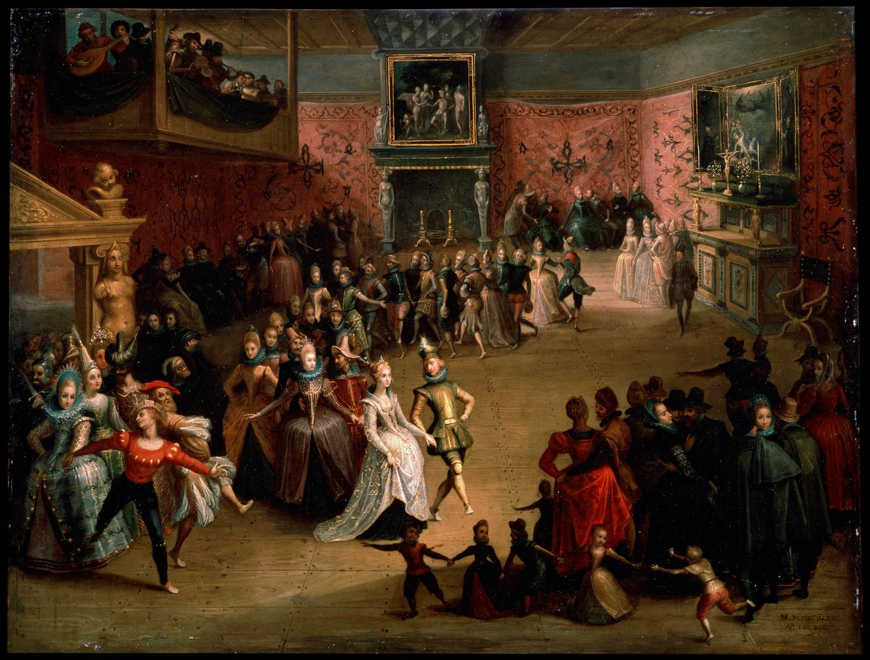 A bola do casamento, 1604 de Martin Pepyn