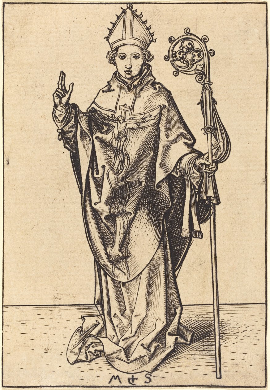 Um Bispo de Martin Schongauer