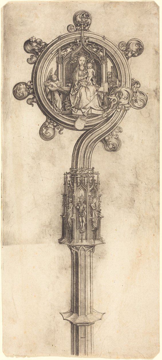 Búzio de um bispo de Martin Schongauer