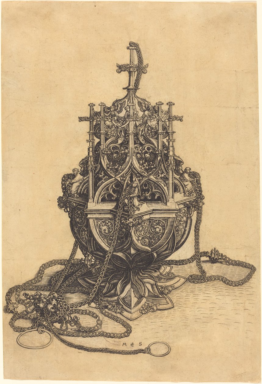 Um incensário de Martin Schongauer
