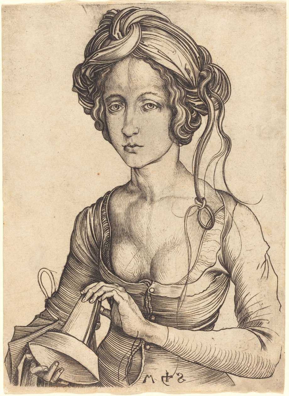 Uma virgem tola de Martin Schongauer