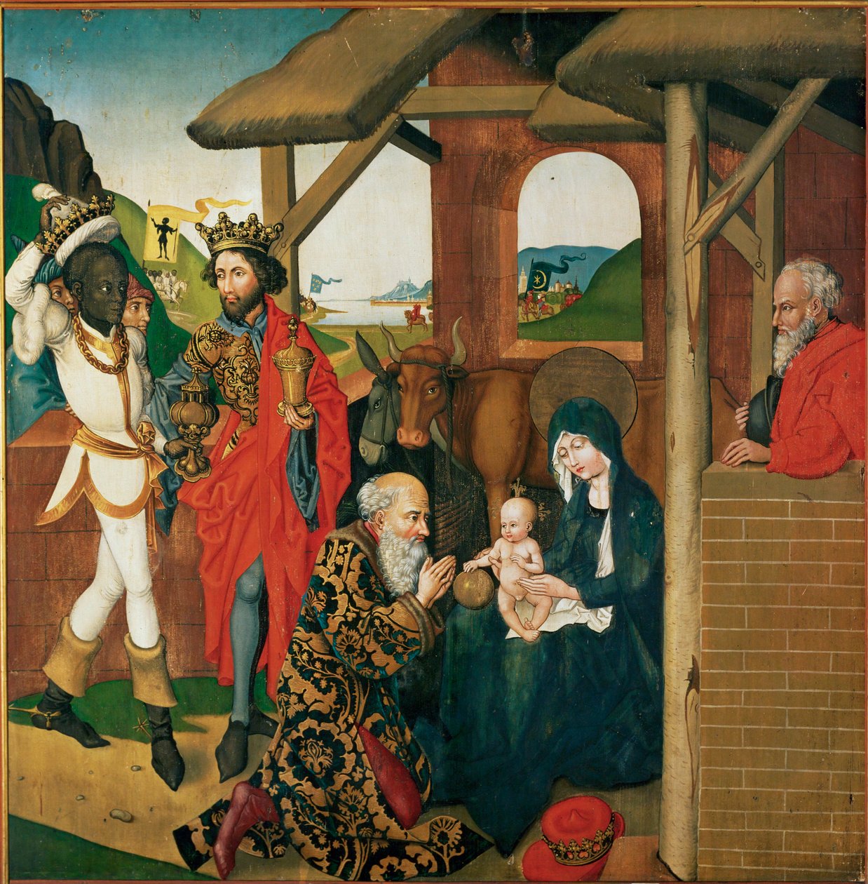 Adoração dos Reis Magos (pintura) de Martin Schongauer