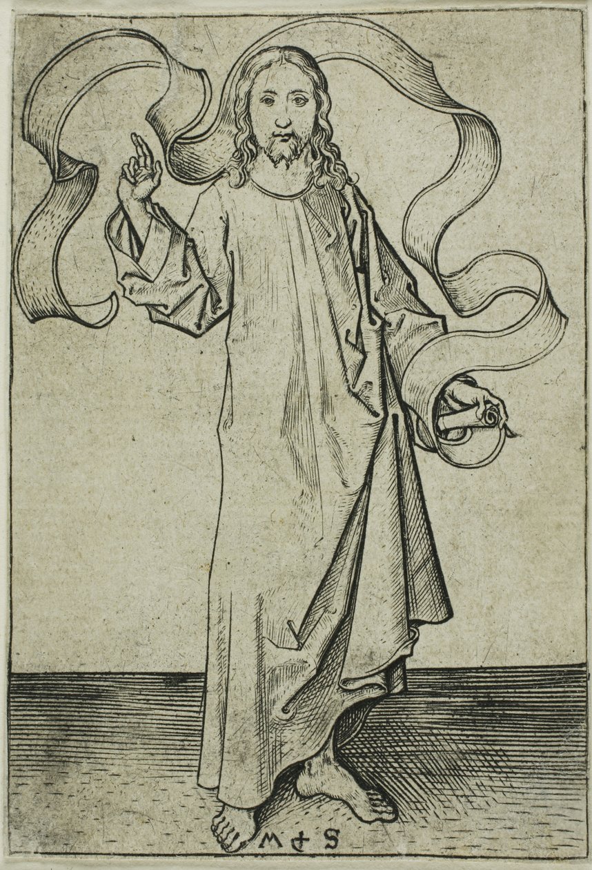 Bênção de Cristo de Martin Schongauer