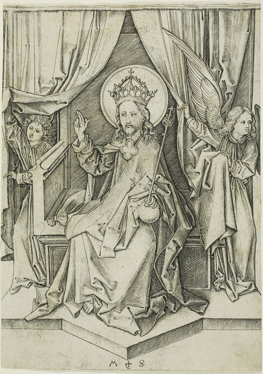 Cristo Entronizado de Martin Schongauer