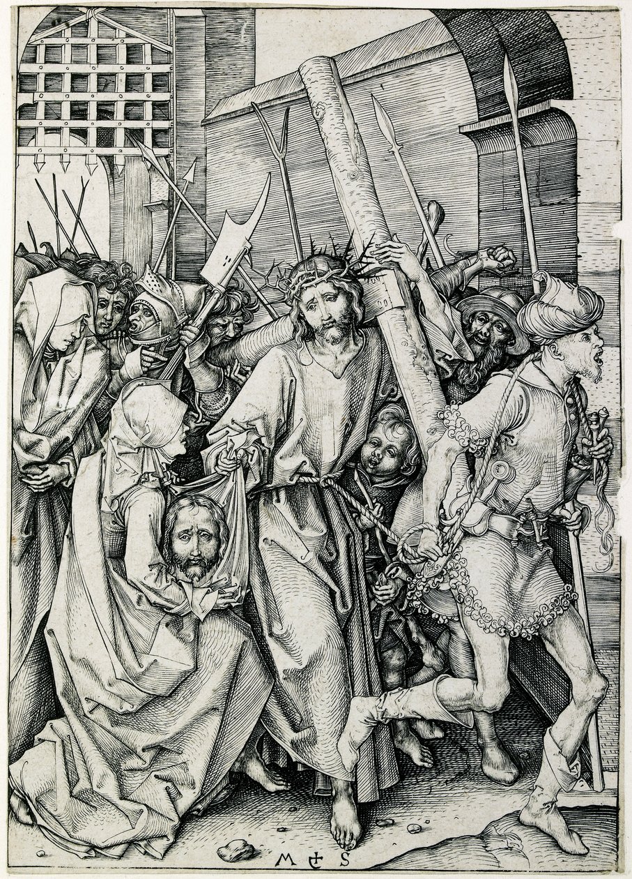 Cristo carregando a cruz, finais do século XV de Martin Schongauer