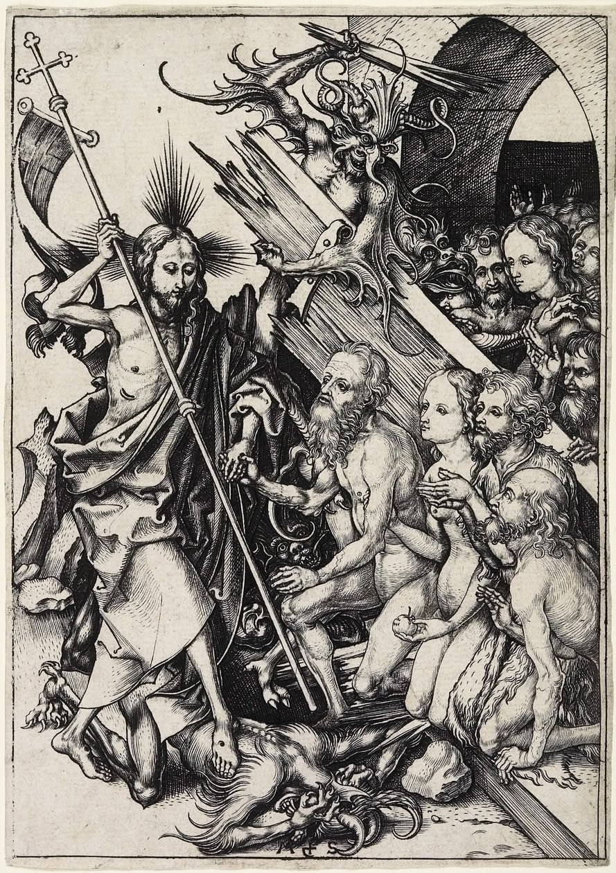 Cristo no Limbo, c. 1480 de Martin Schongauer