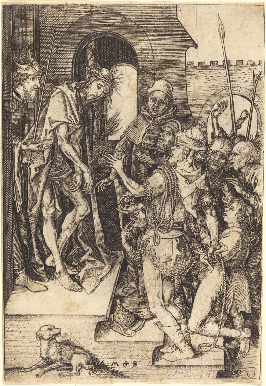 Eis o homem de Martin Schongauer