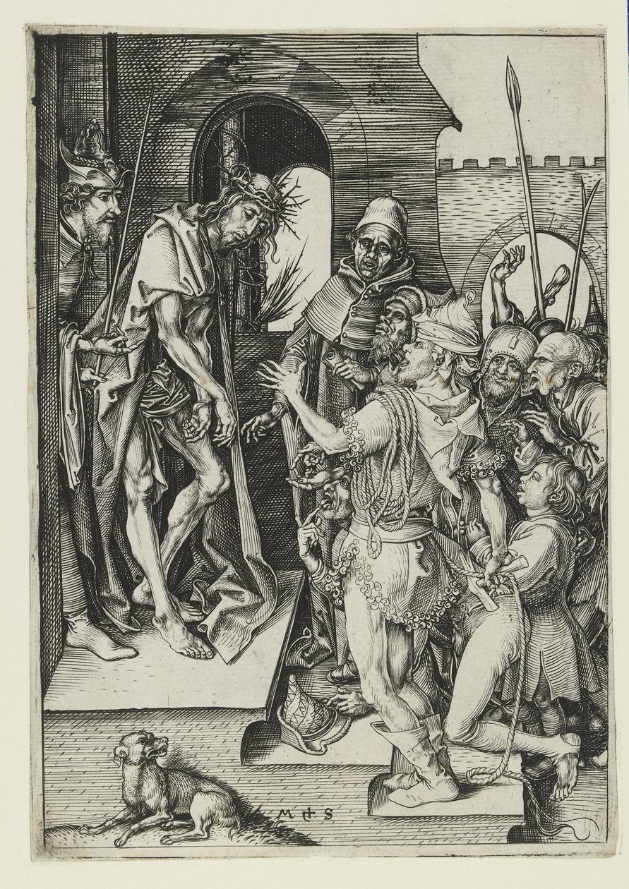 Ecce Homo, final do século XV de Martin Schongauer