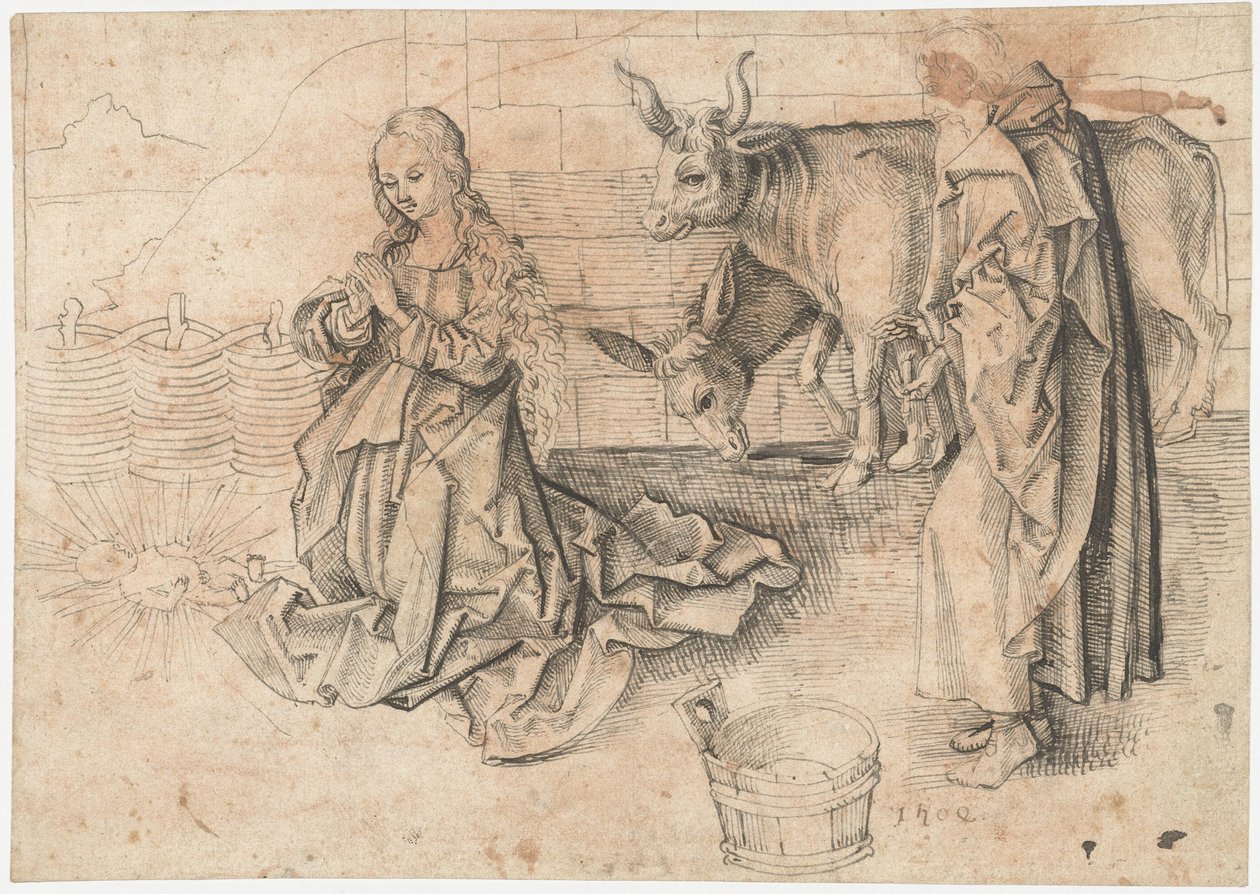Nascimento de Cristo de Martin Schongauer