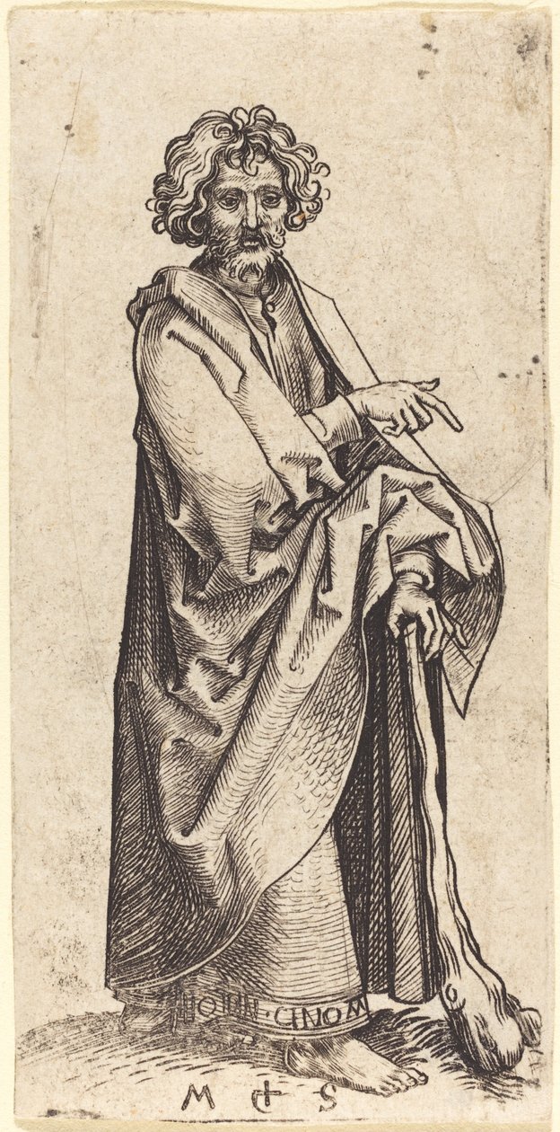 São Judas Tadeu de Martin Schongauer