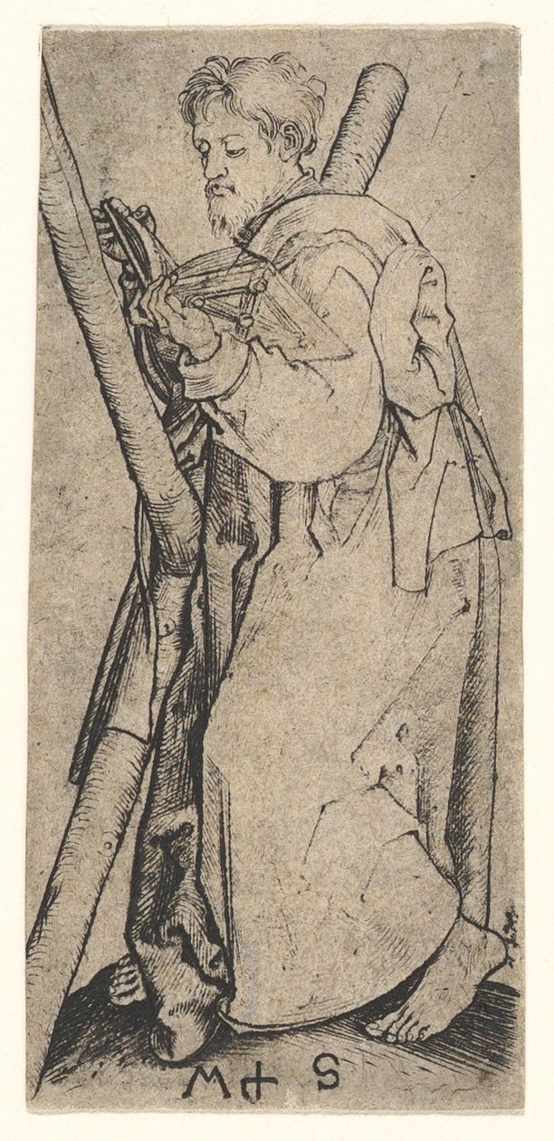 Santo André, ca. 1435-1491. de Martin Schongauer