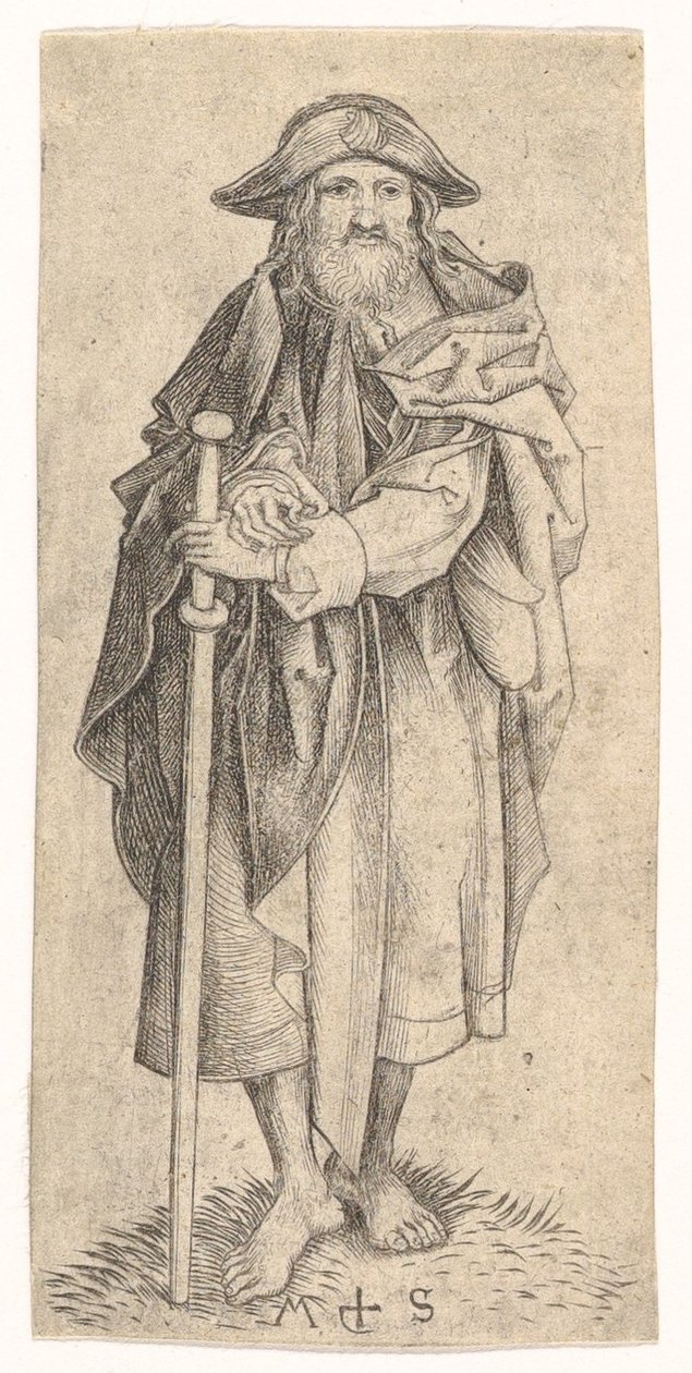 São Tiago Maior, ca. 1435-1491. de Martin Schongauer