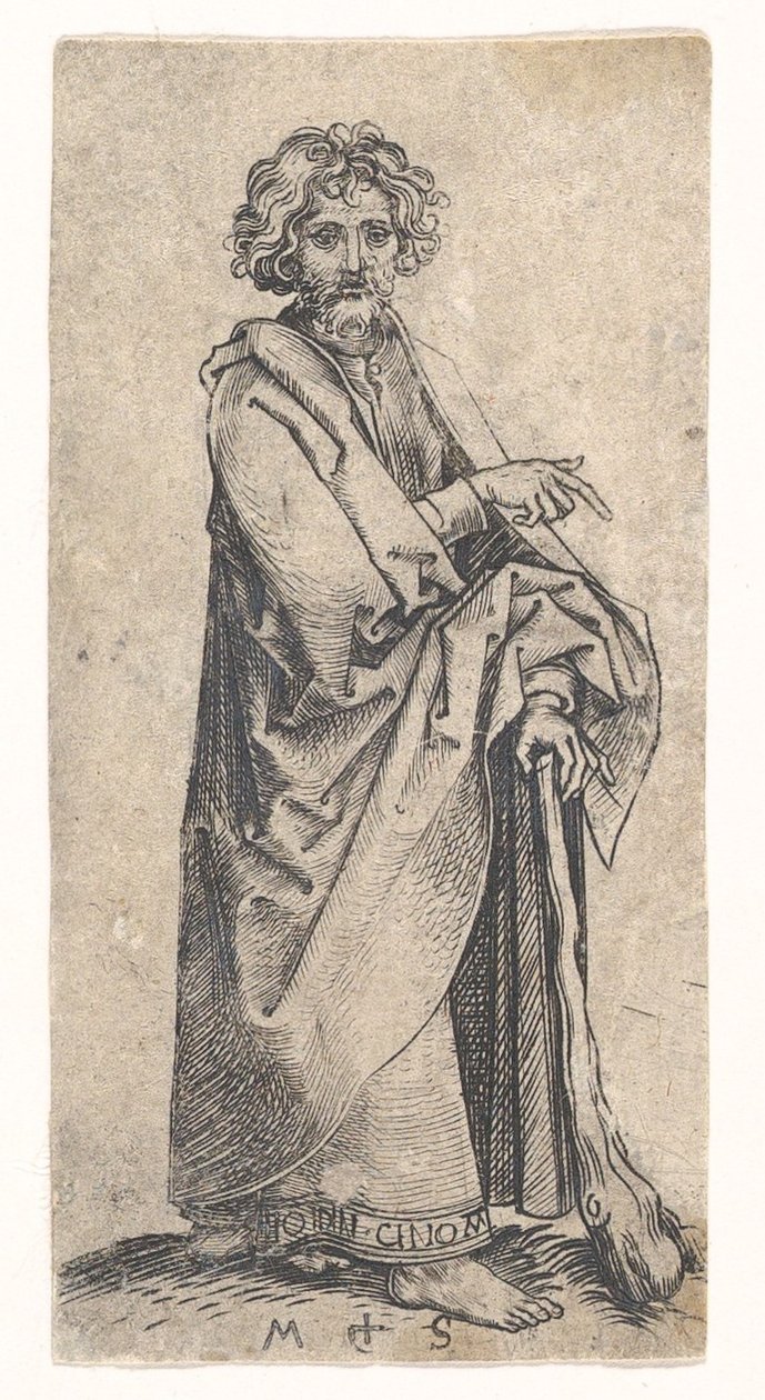 São Tiago Menor, ca. 1435-1491. de Martin Schongauer