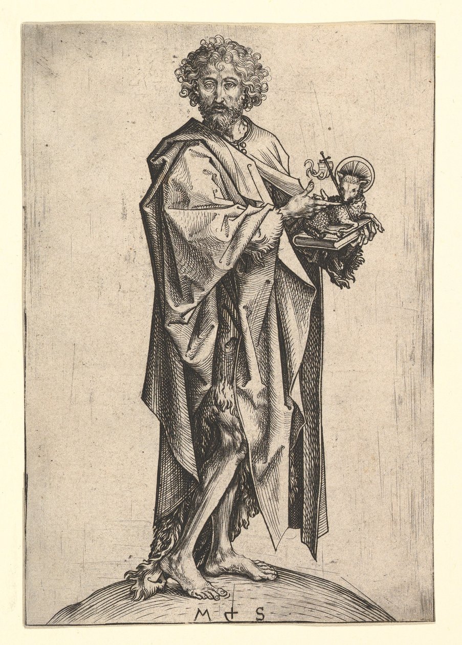 São João Batista, ca. 1435-1491. de Martin Schongauer