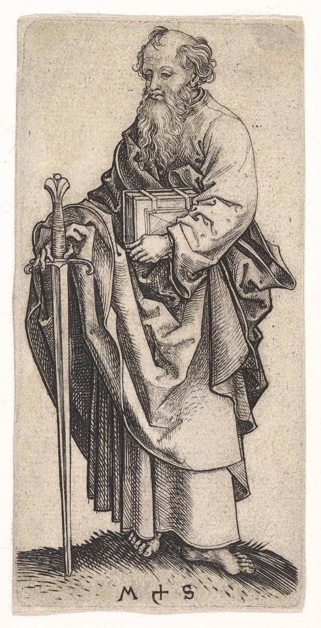 St. Paul, ca. 1435-1491. de Martin Schongauer