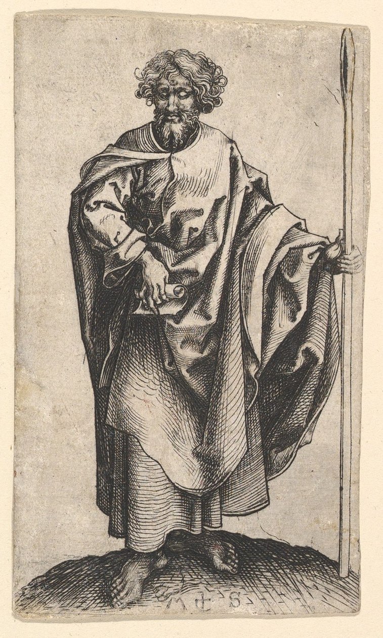 St. Thomas, ca. 1435-1491. de Martin Schongauer