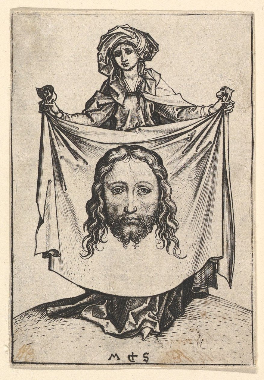 St. Veronica, ca. 1435-1491. de Martin Schongauer