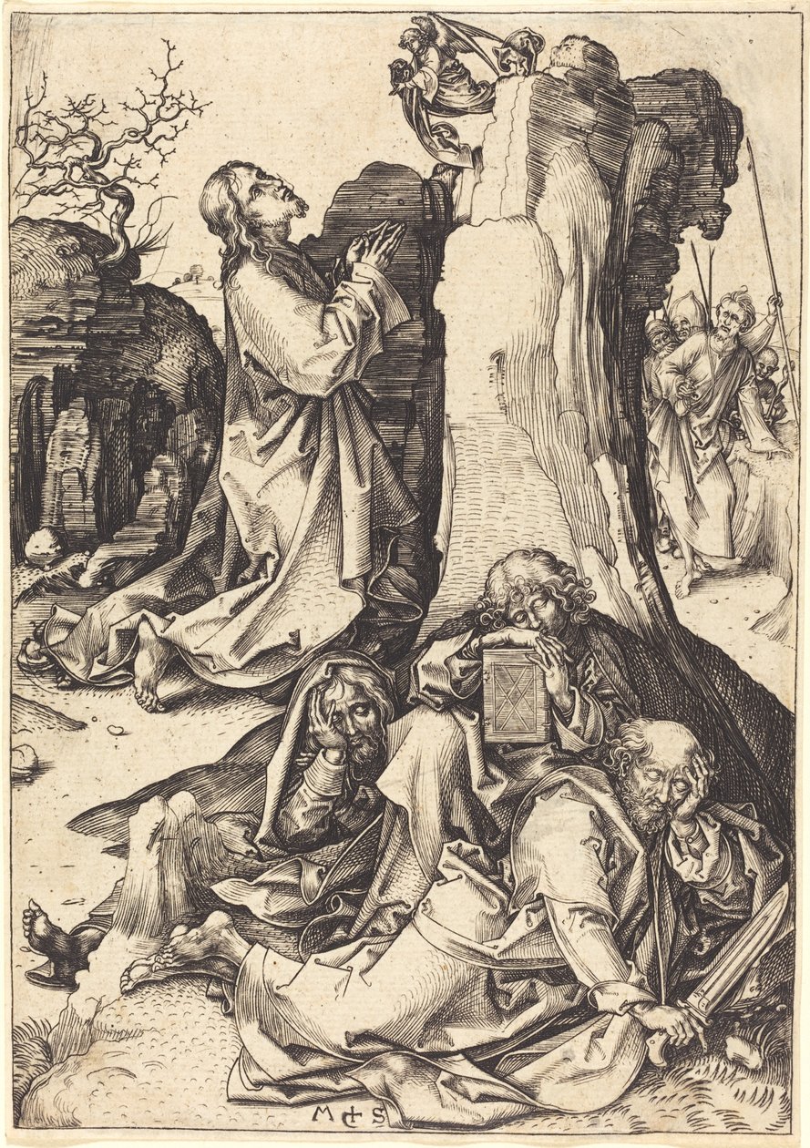 A agonia no jardim de Martin Schongauer