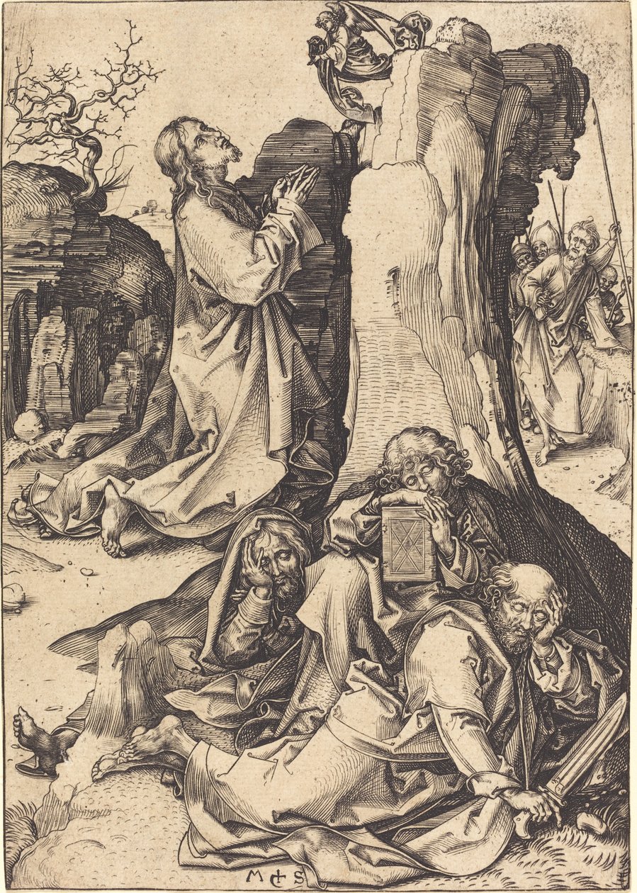 A agonia no jardim de Martin Schongauer