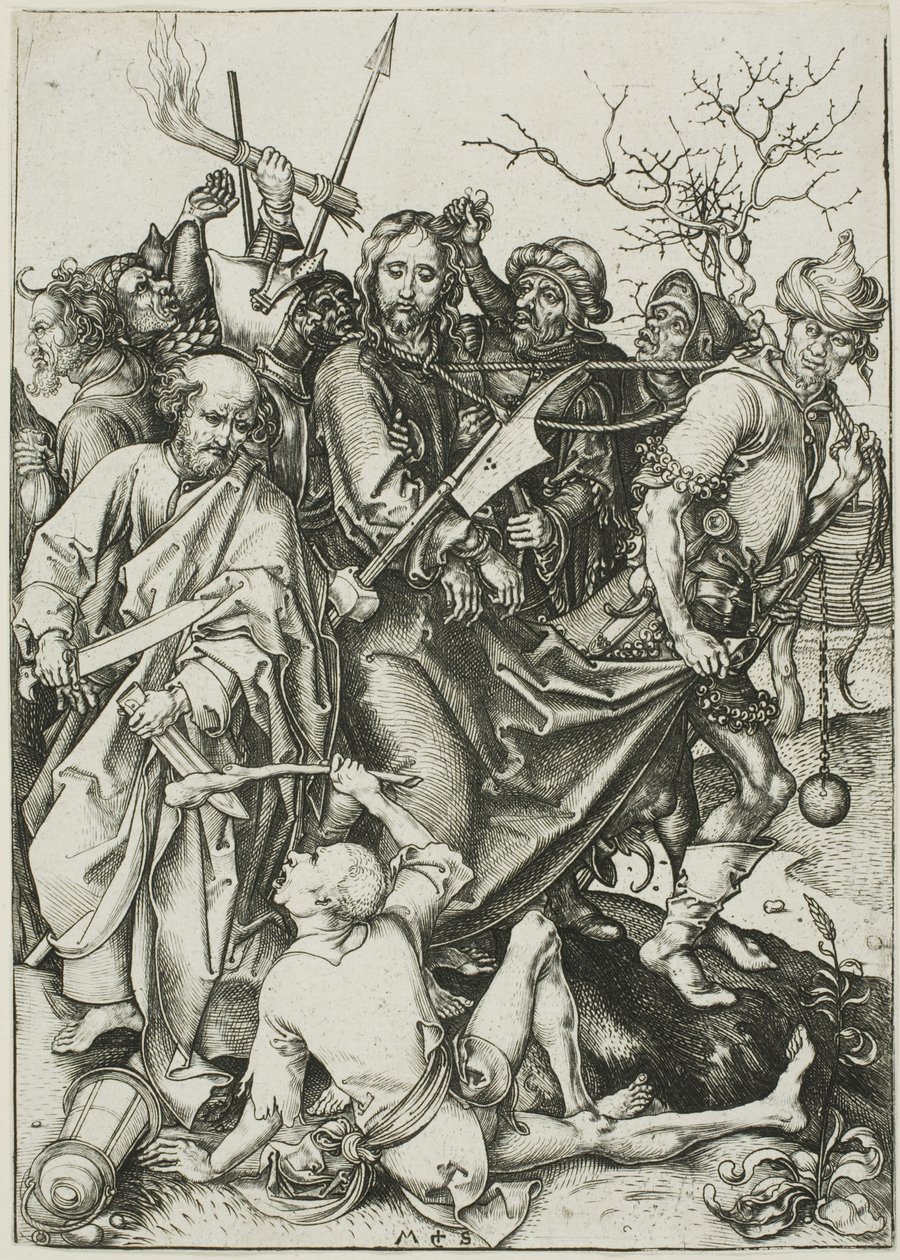 A Traição de Cristo, de A Paixão de Martin Schongauer