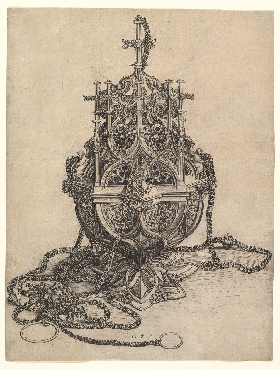 The Censer, ca. 1435-1491. de Martin Schongauer