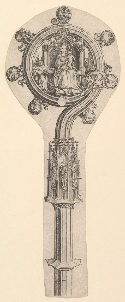 O Crozier, ca. 1435-1491. de Martin Schongauer