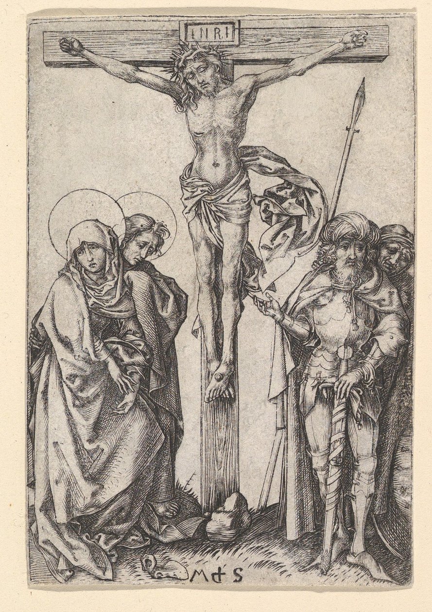 A Crucificação, ca. 1435-1491. de Martin Schongauer