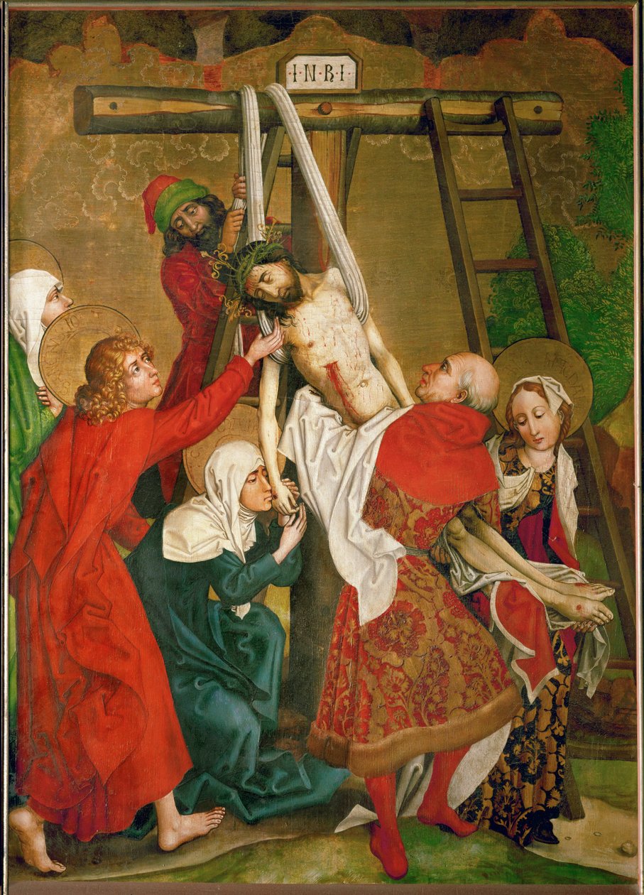 O depoimento. Altar de São Domingos de Martin Schongauer
