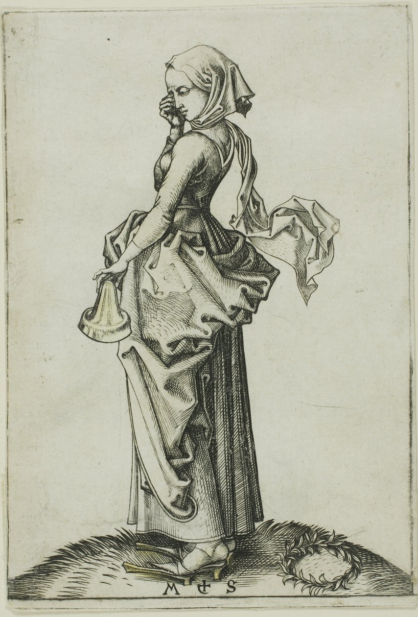 A Quinta Virgem Louca de Martin Schongauer
