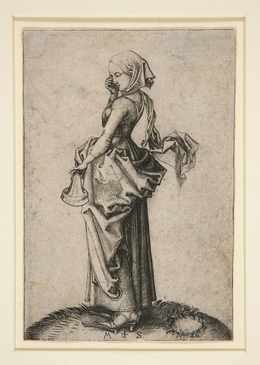 A virgem tola de Martin Schongauer