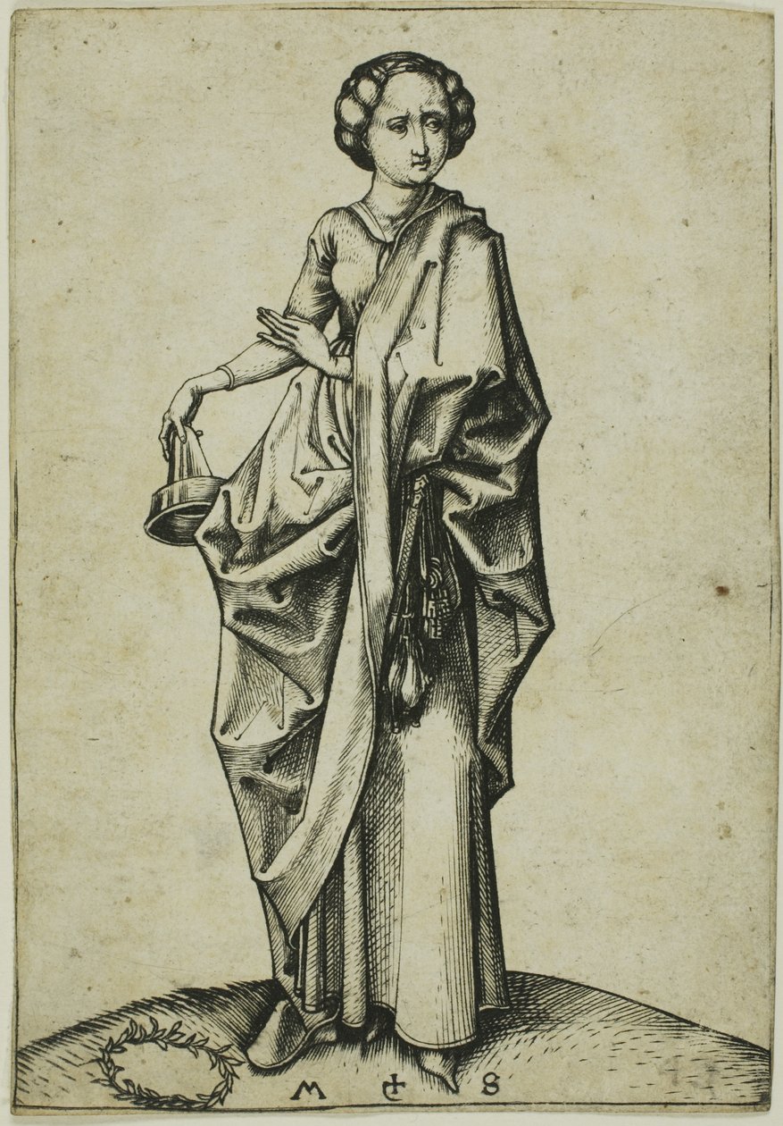 A Quarta Virgem Louca de Martin Schongauer