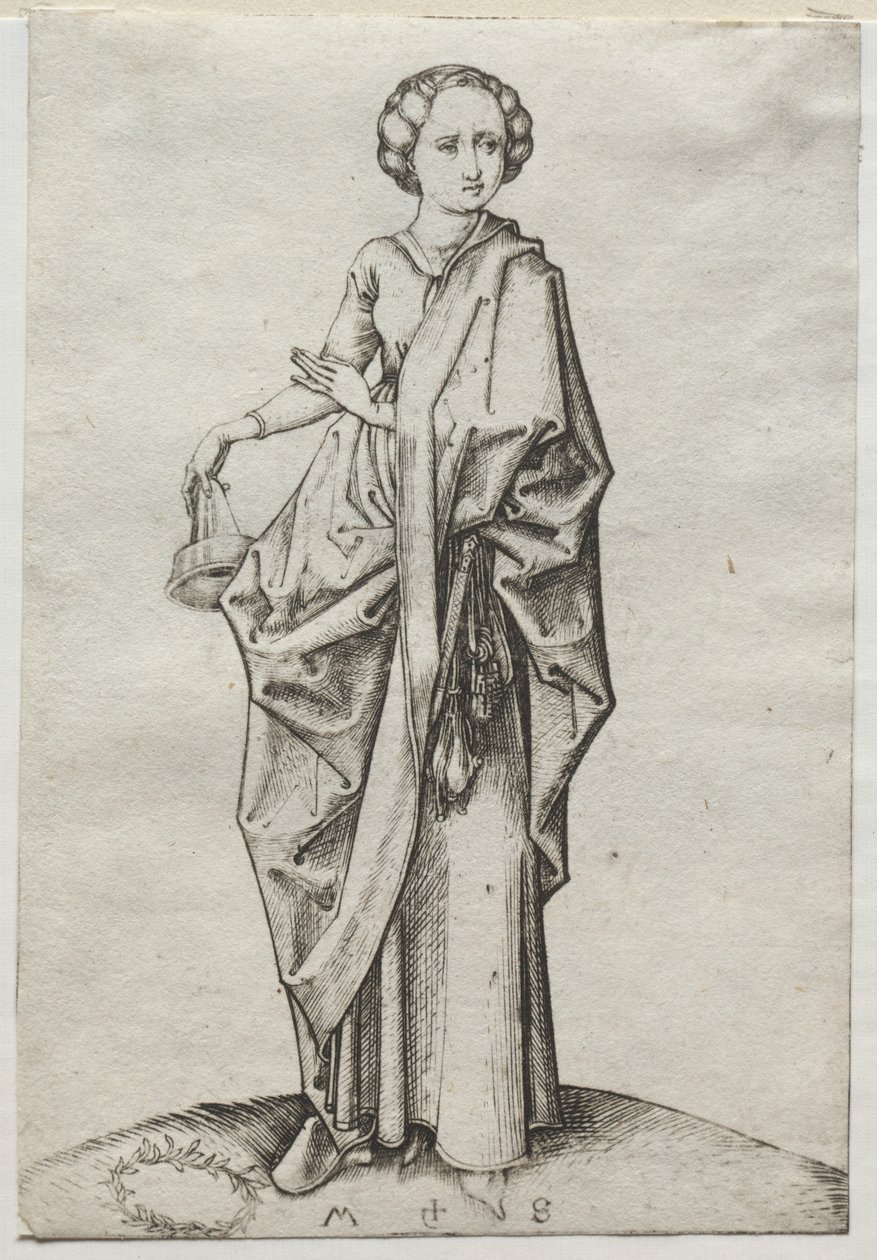A Quarta das Virgens Tolas de Martin Schongauer