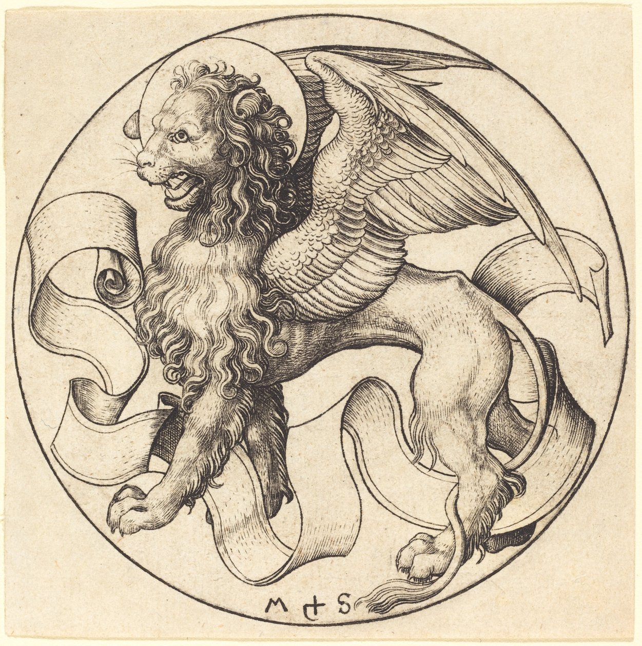O Leão de São Marcos de Martin Schongauer
