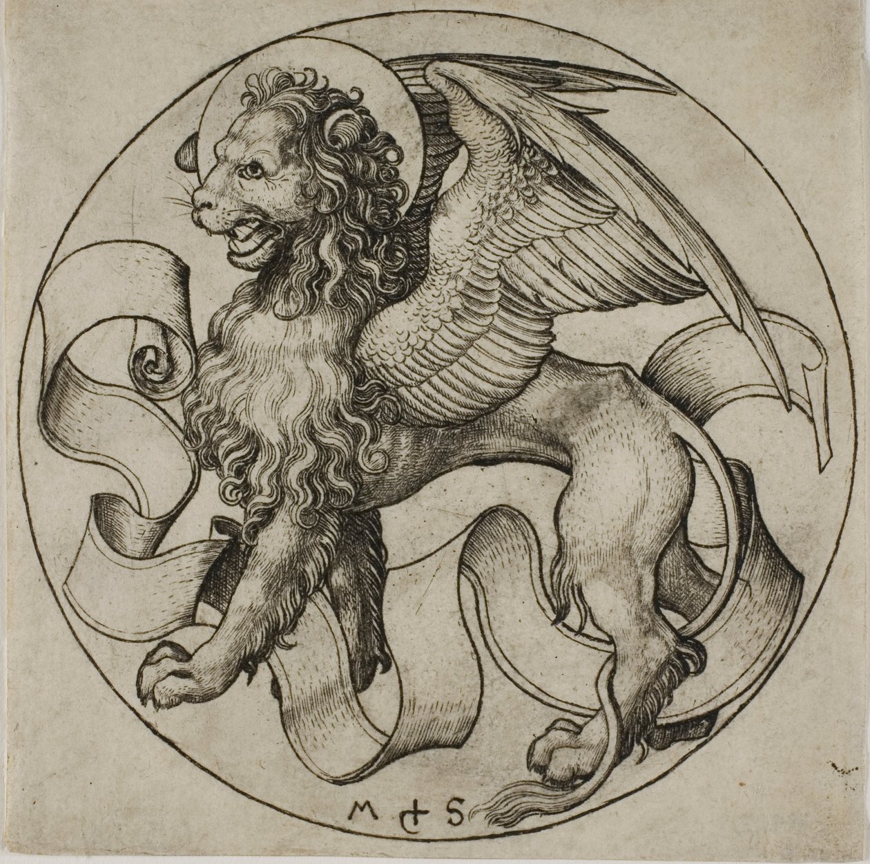 O Leão de São Marcos de Martin Schongauer