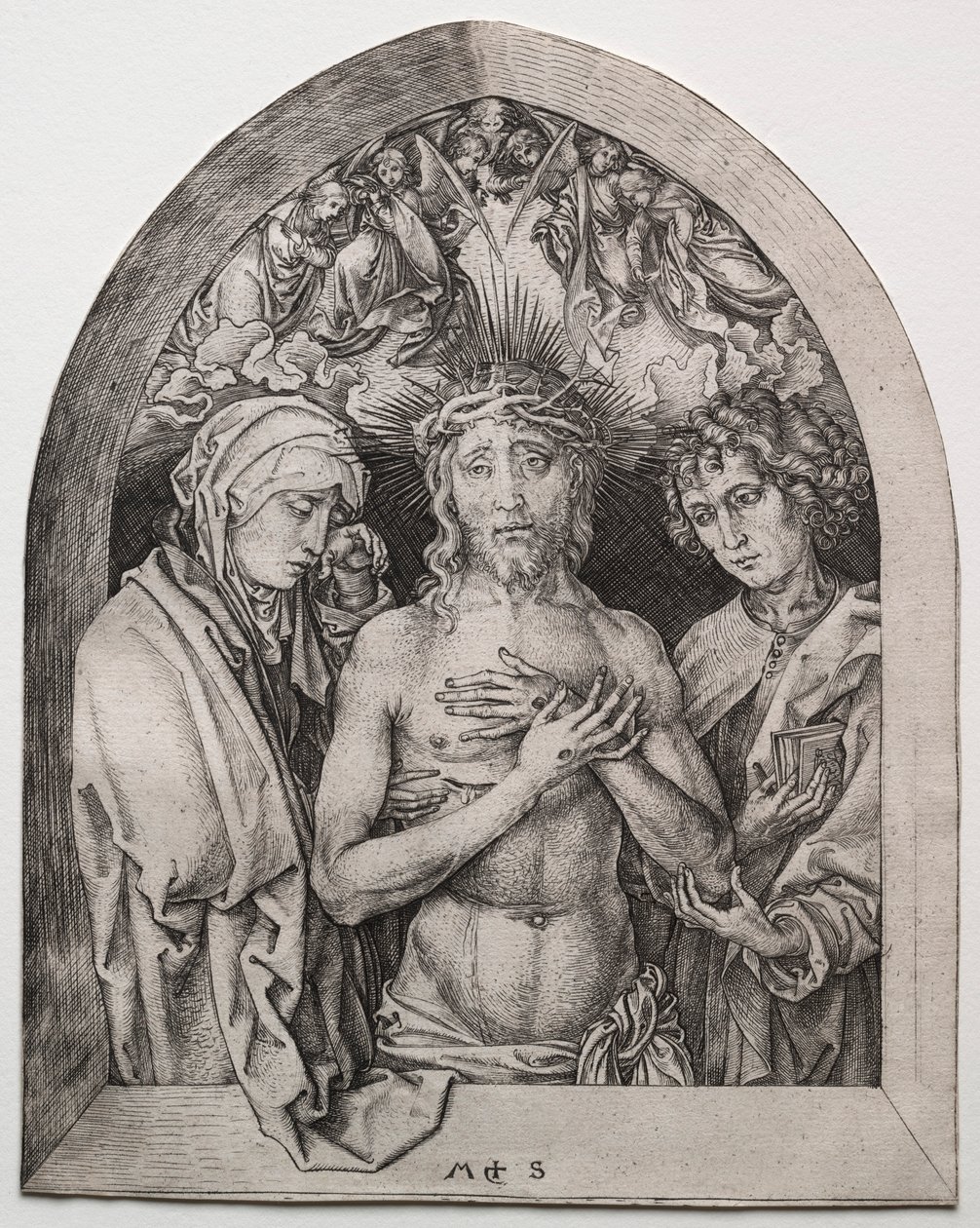 O homem das dores. de Martin Schongauer