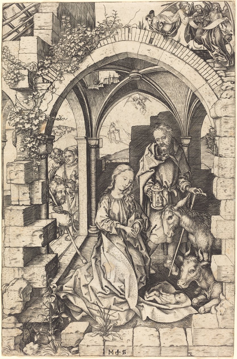 A Natividade de Martin Schongauer