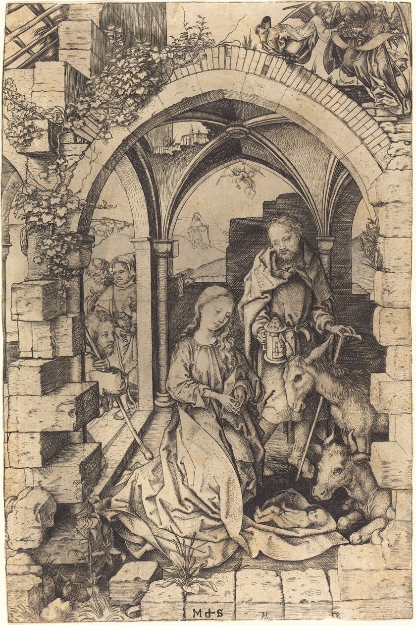 A Natividade de Martin Schongauer