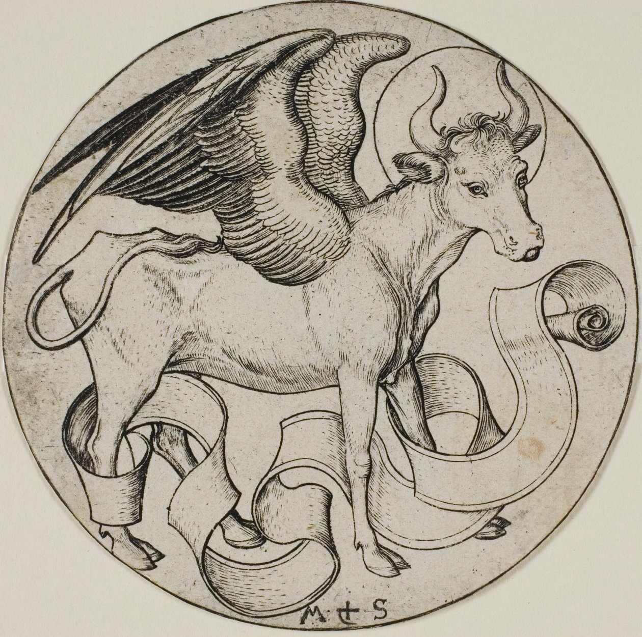 O Boi de São Lucas de Martin Schongauer
