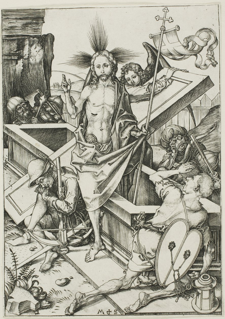 A Ressurreição, de A Paixão de Martin Schongauer