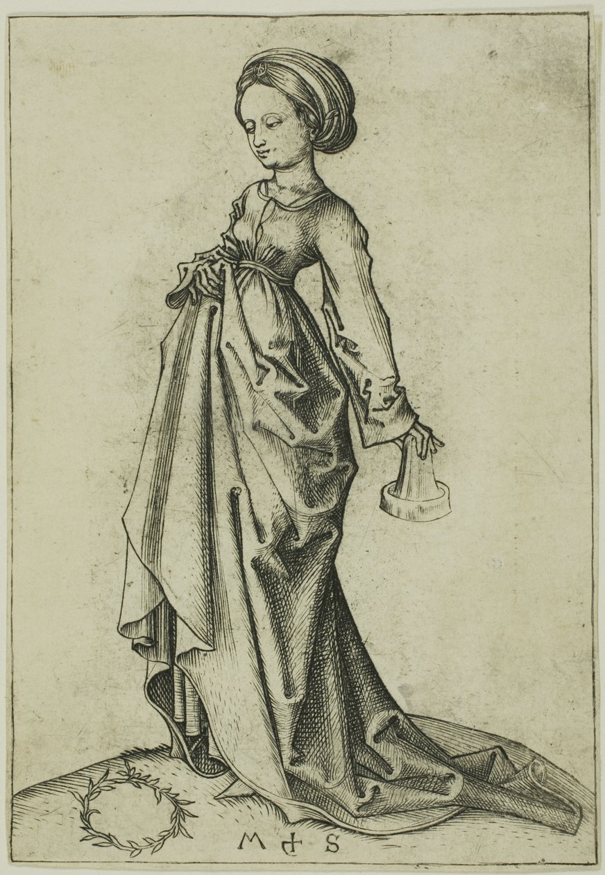 A Segunda Virgem Louca de Martin Schongauer