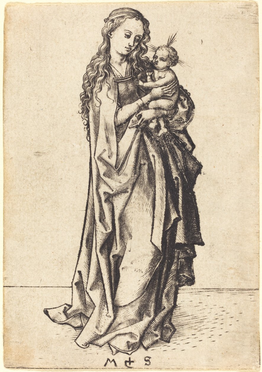 A Pequena Madona e o Menino de Martin Schongauer