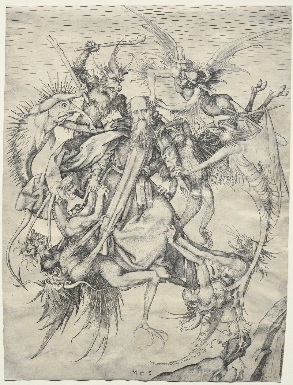 A Tentação de Santo António de Martin Schongauer