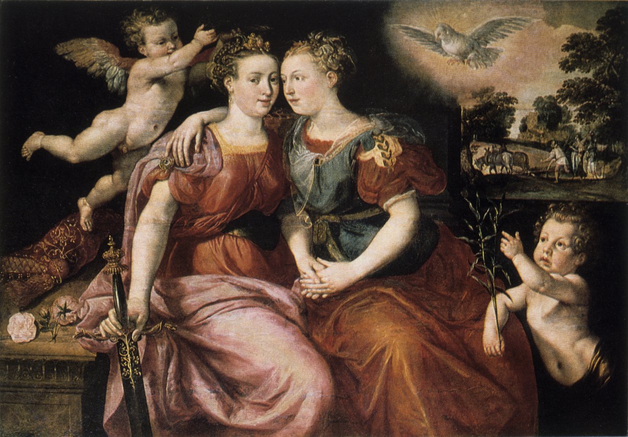 Paz e Justiça, século XVI. de Maarten de Vos