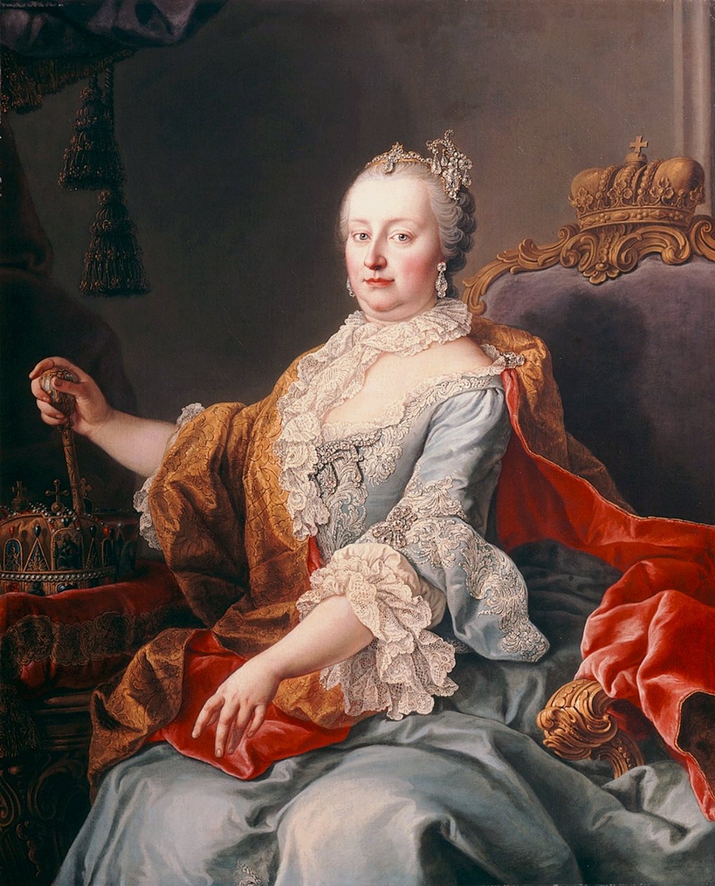 Maria Theresia da Áustria de Martin van Meytens