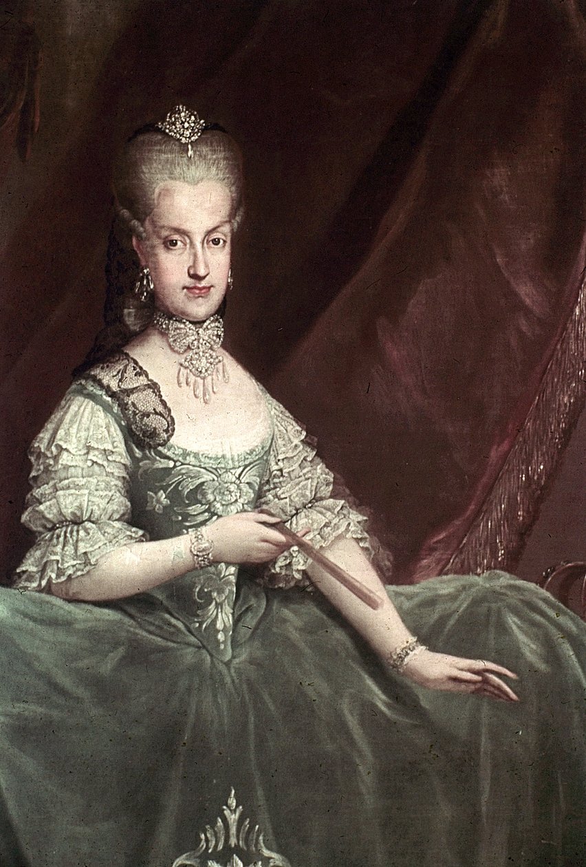 Retrato de Maria Carolina da Áustria de Martin van Meytens