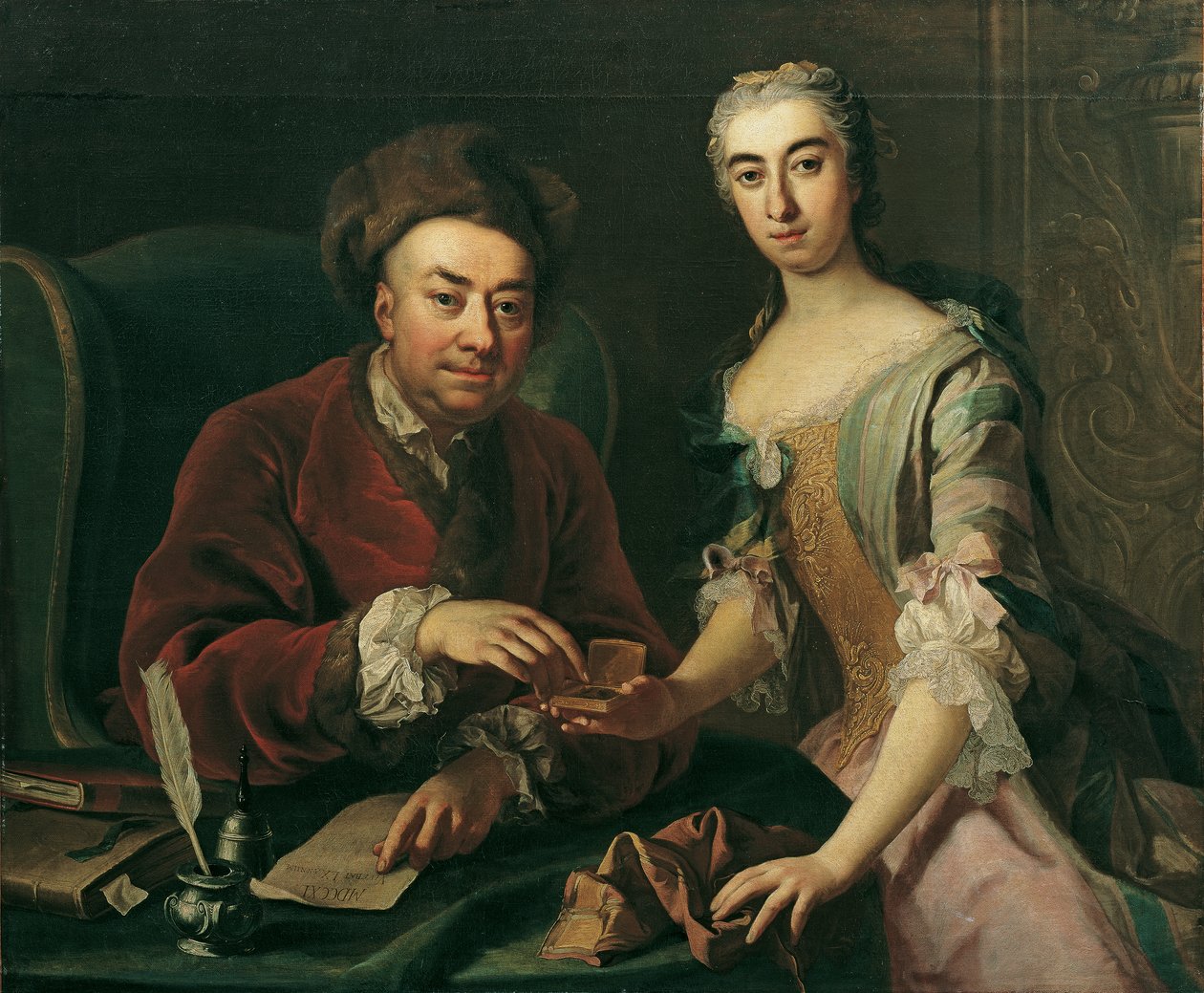 Retrato duplo de Martin van Meytens d. J.