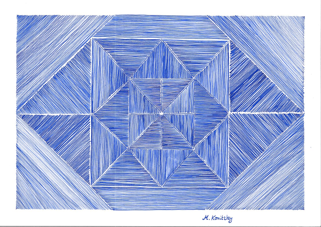 Tinta azul de Martina Konitzky