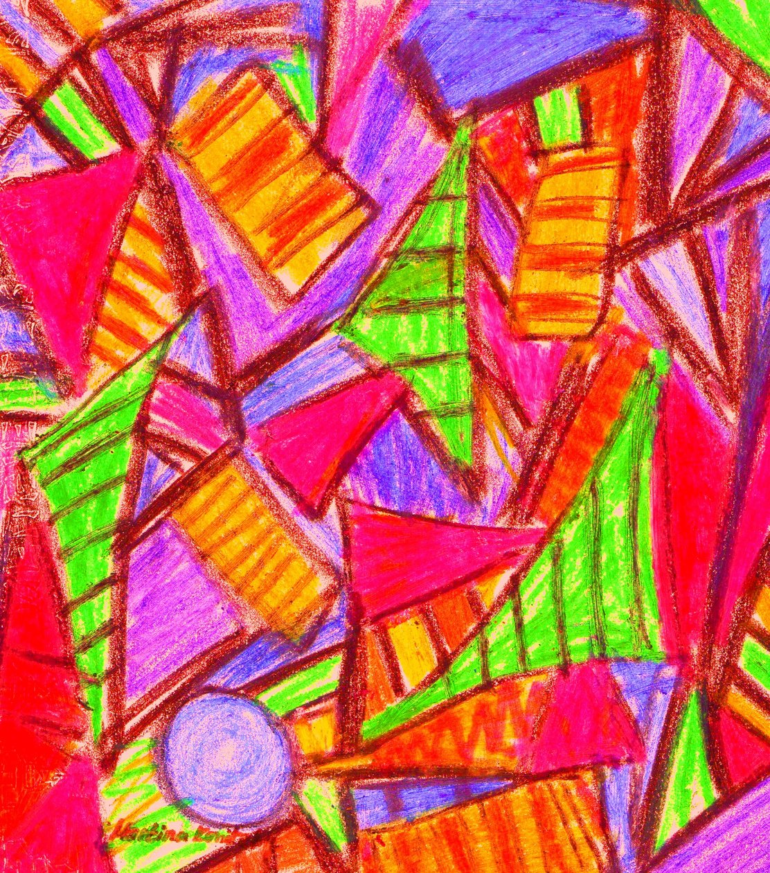 Janelas de vitral coloridas de Martina Konitzky