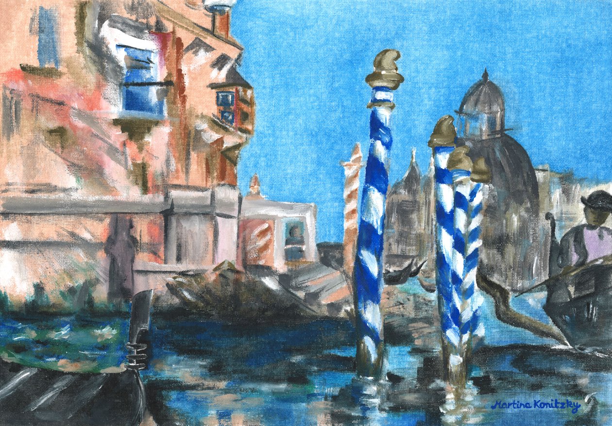 Canal Grande (Homenagem a Edouard Manet) de Martina Konitzky