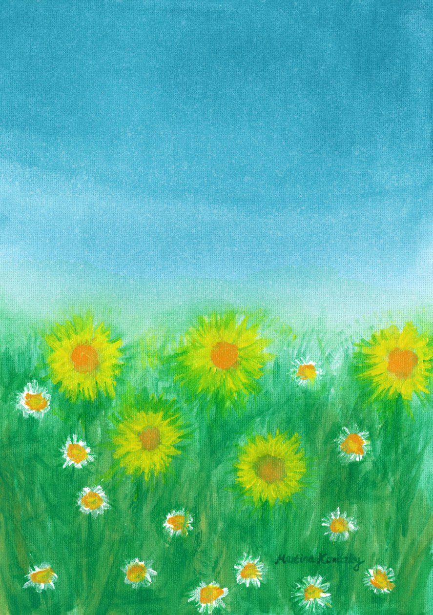 O prado primavera de Martina Konitzky